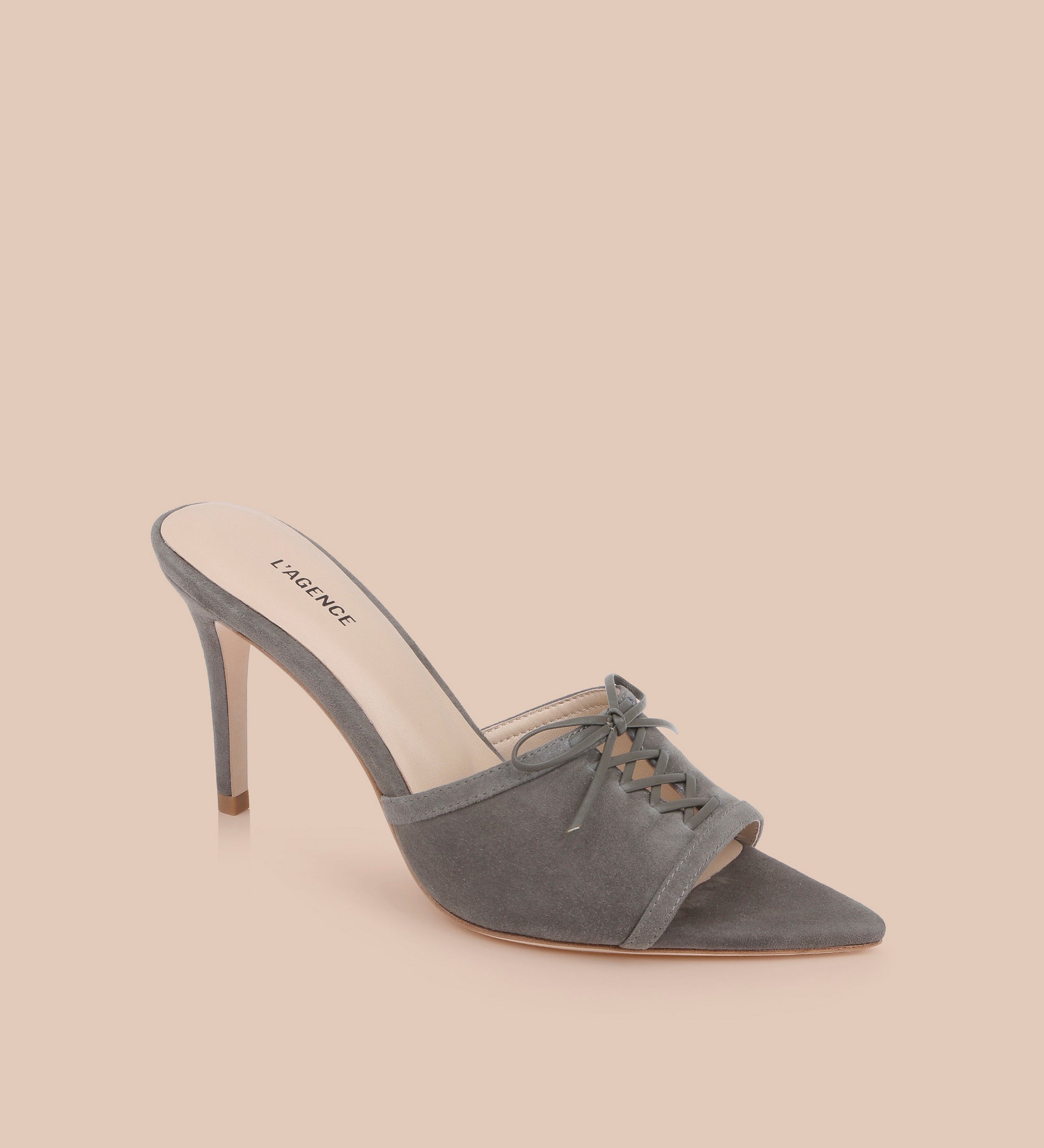 L'AGENCE - Thames Suede Sandal