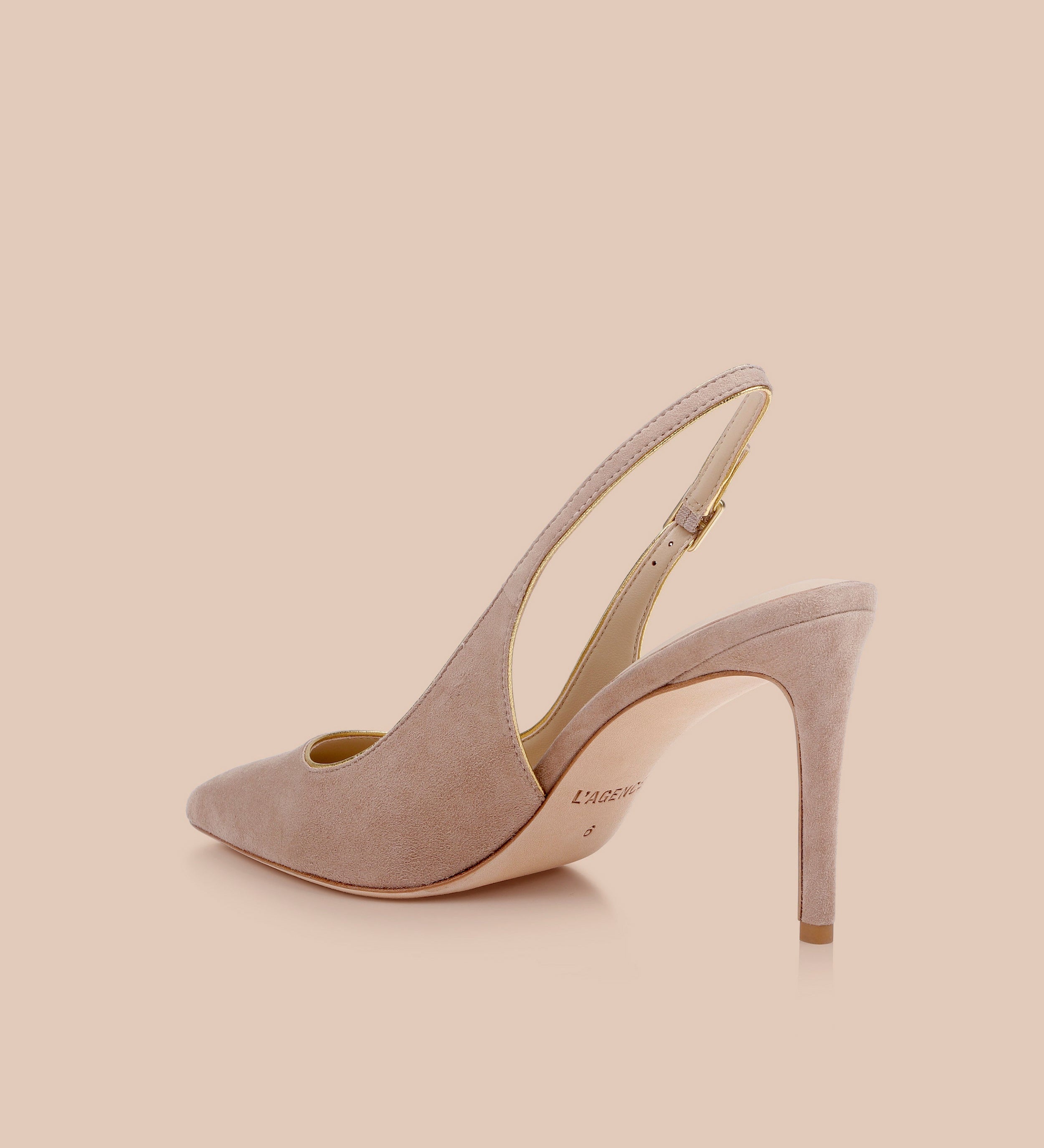 L'AGENCE - Vichy Slingback Pump
