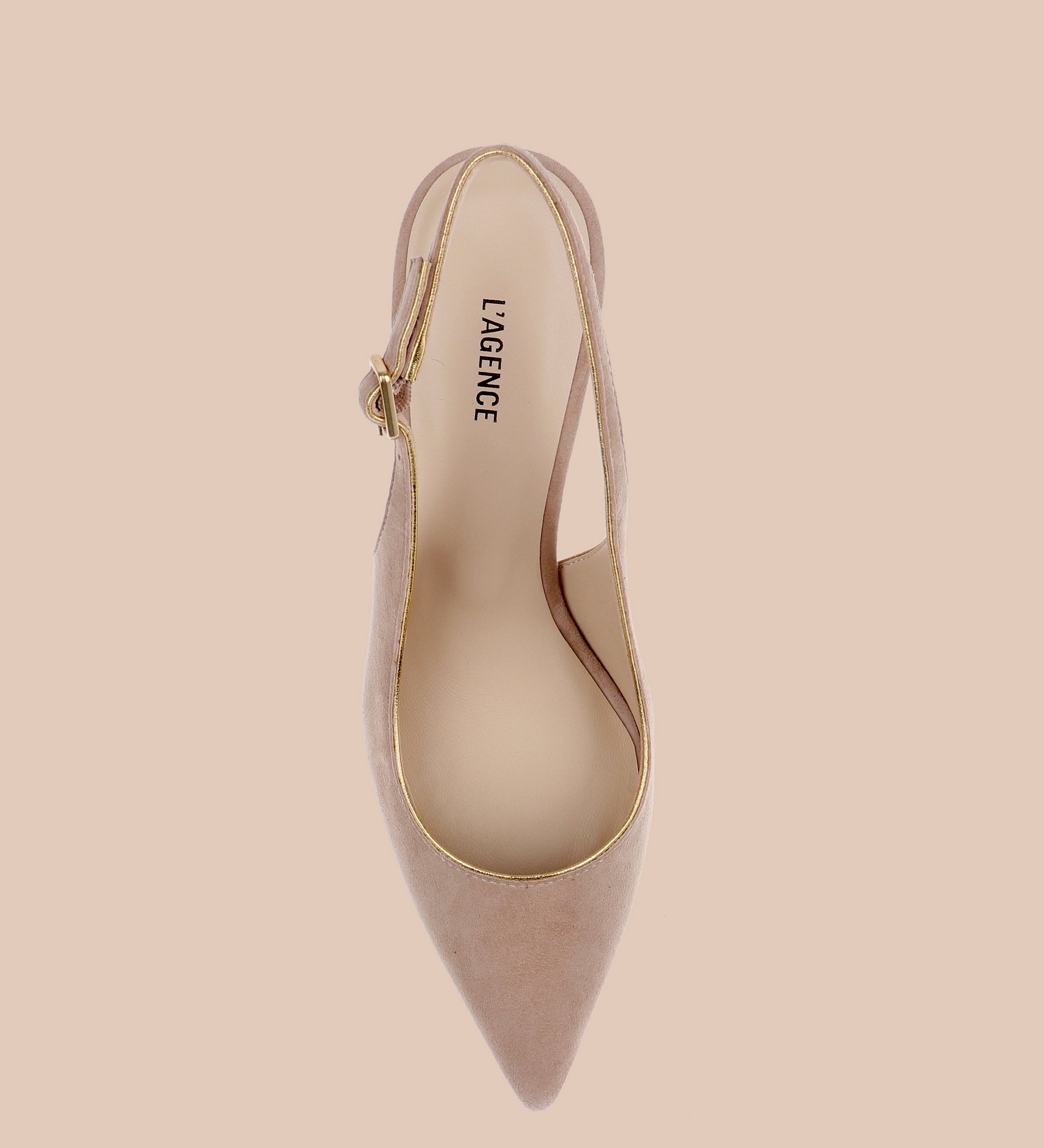 L'AGENCE - Vichy Slingback Pump