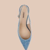 L'AGENCE - Vichy Slingback Pump