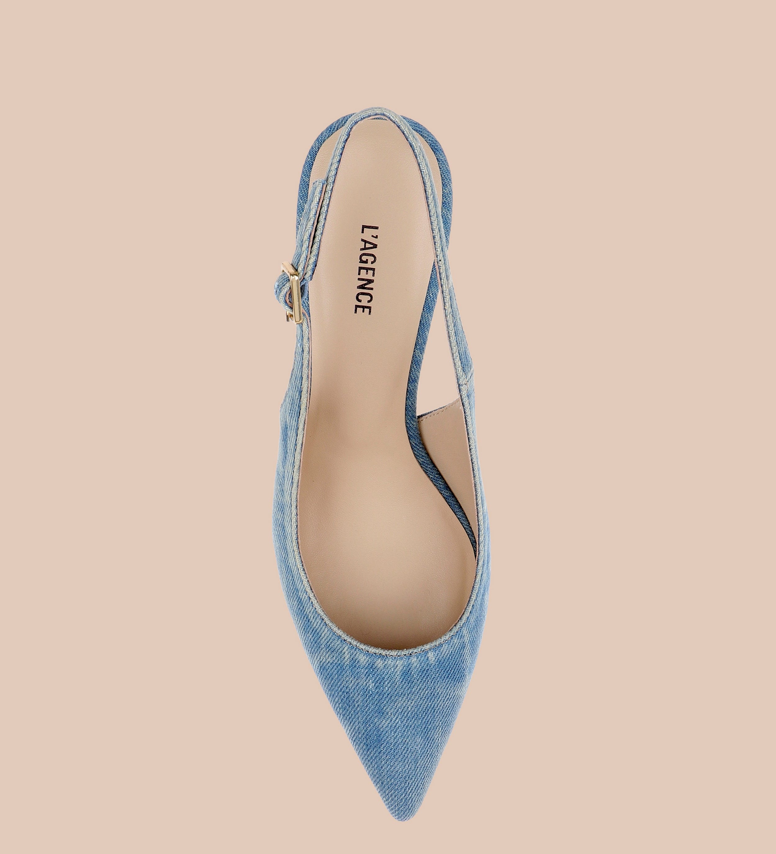 L'AGENCE - Vichy Slingback Pump