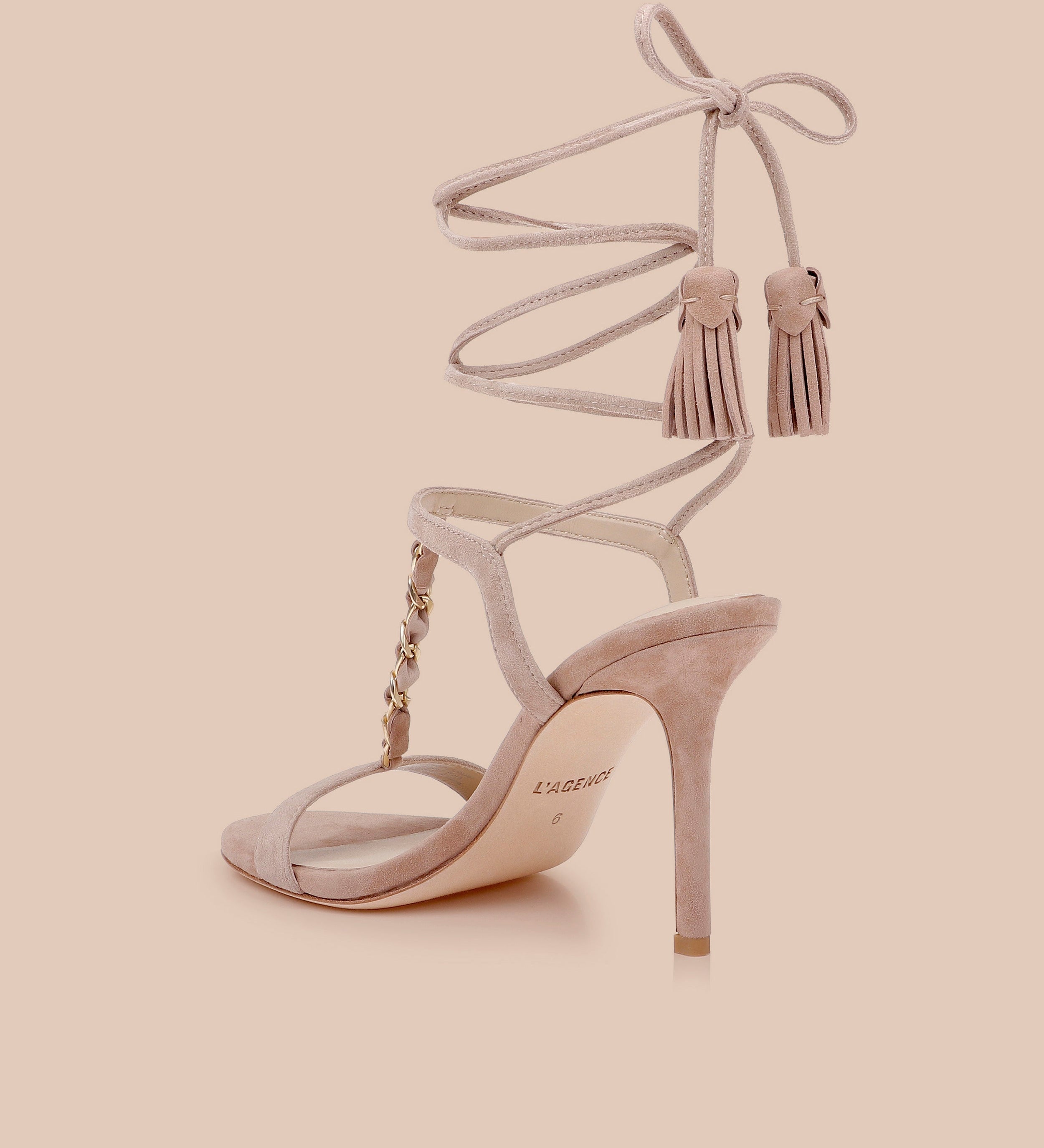 L'AGENCE - Bond Suede Sandal