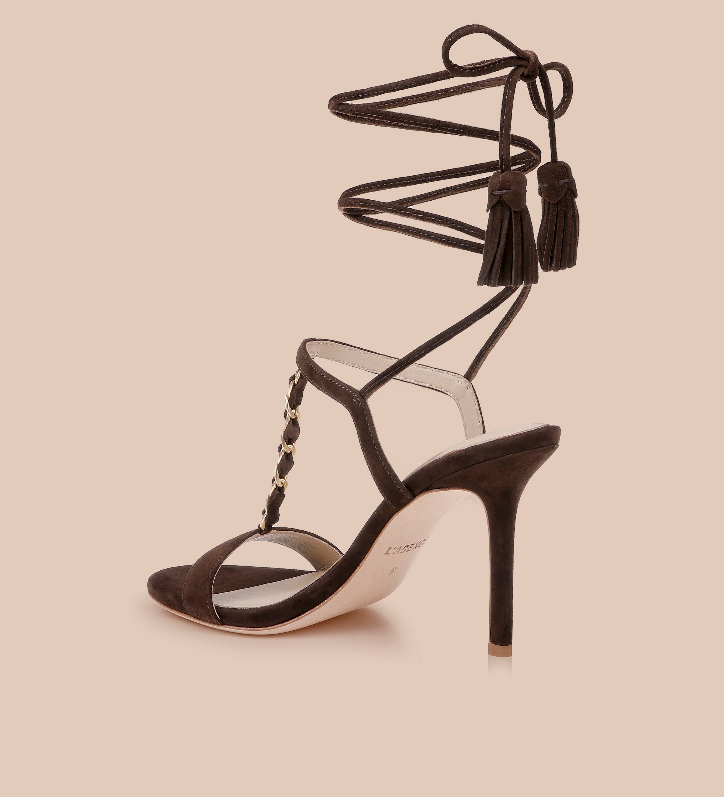 L'AGENCE - Bond Suede Sandal
