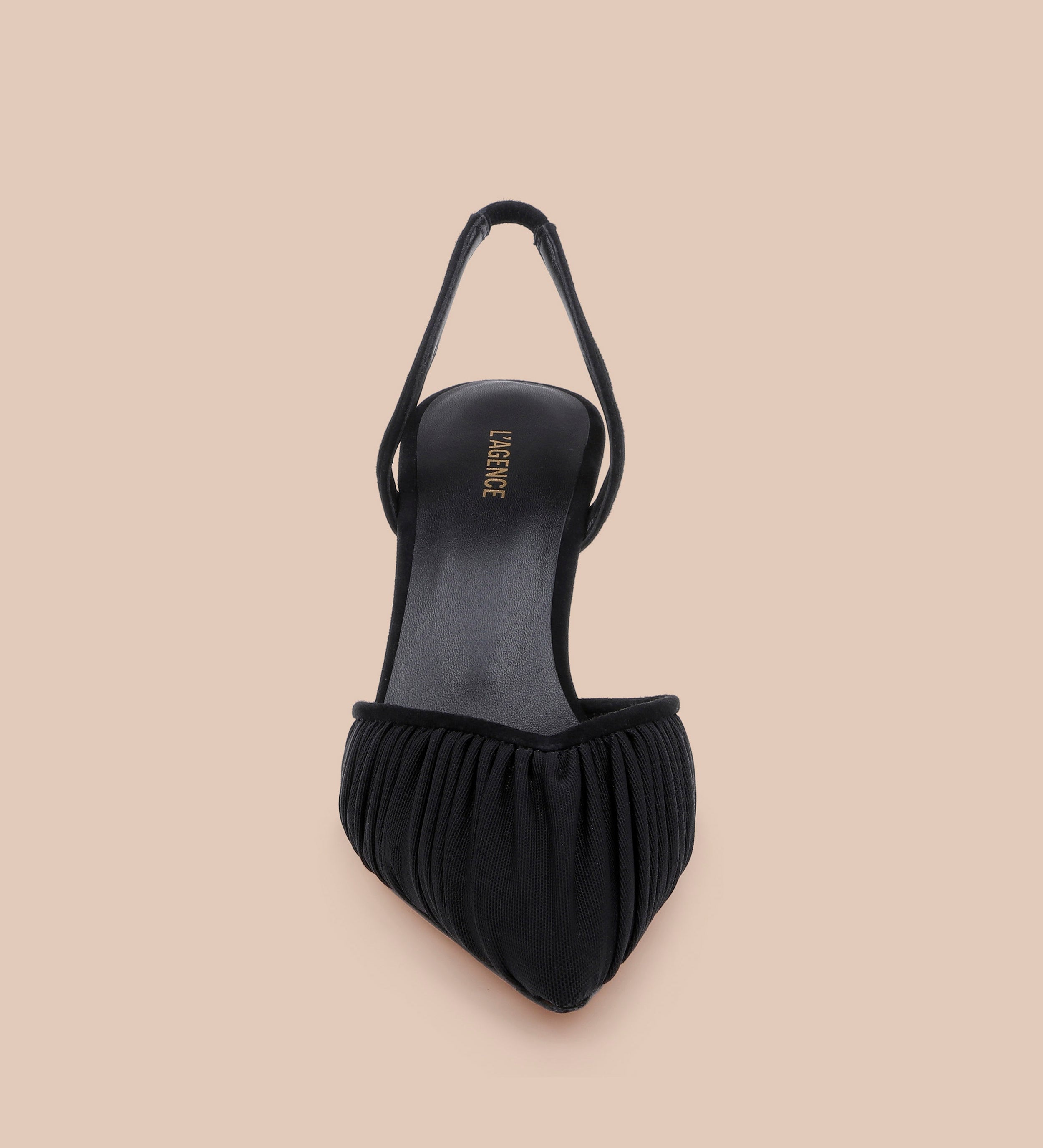 L'AGENCE - Bowery Mesh Slingback Pump