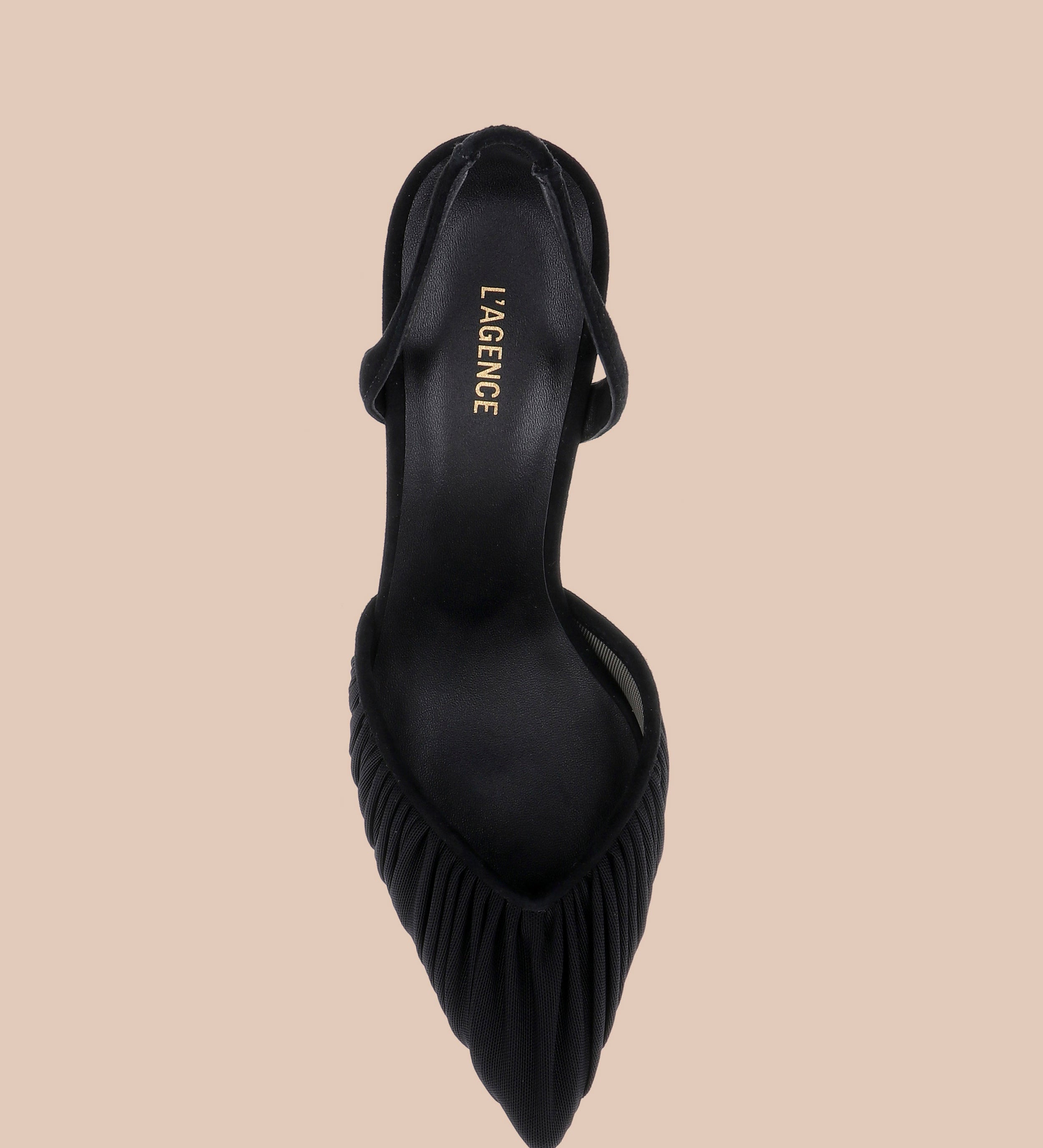 L'AGENCE - Bowery Mesh Slingback Pump