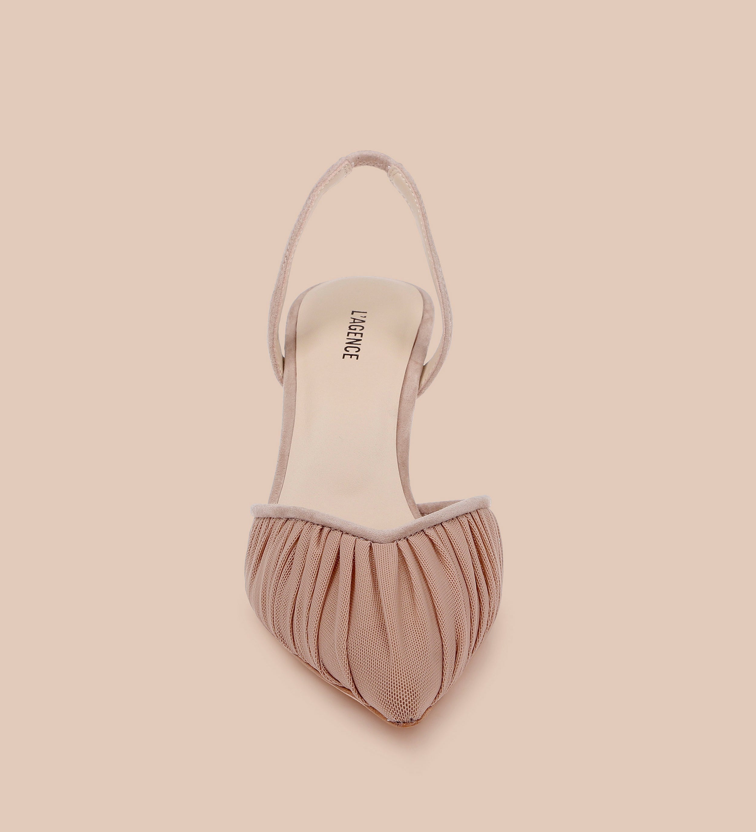 L'AGENCE - Bowery Mesh Slingback Pump