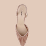 L'AGENCE - Bowery Mesh Slingback Pump