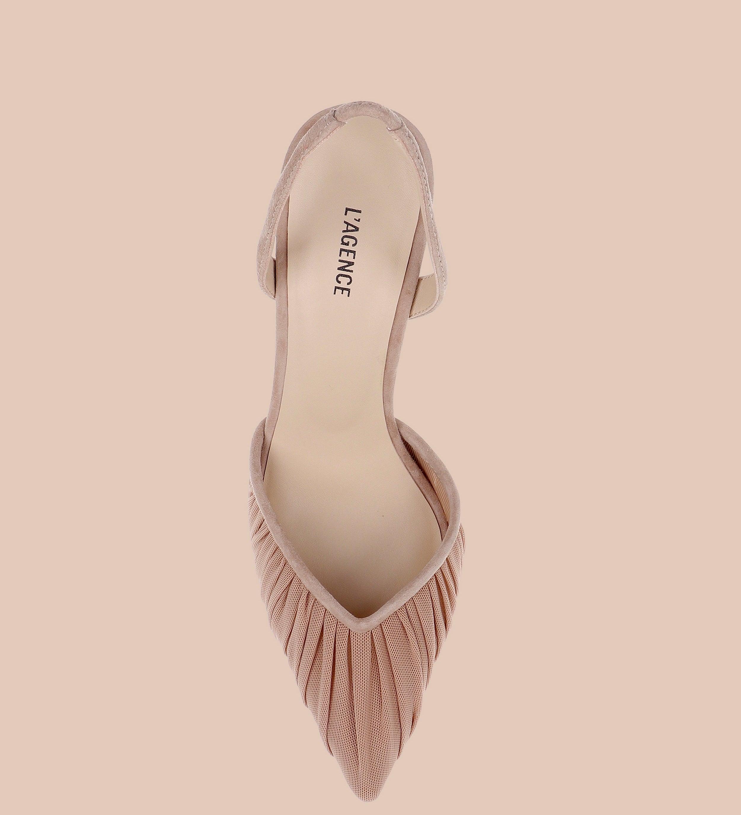 L'AGENCE - Bowery Mesh Slingback Pump