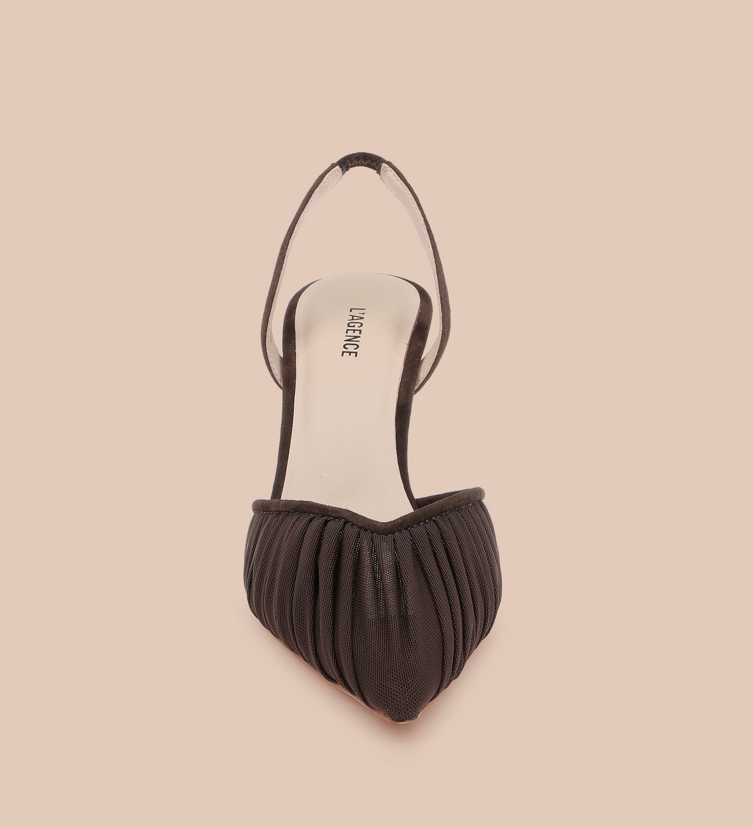 L'AGENCE - Bowery Mesh Slingback Pump