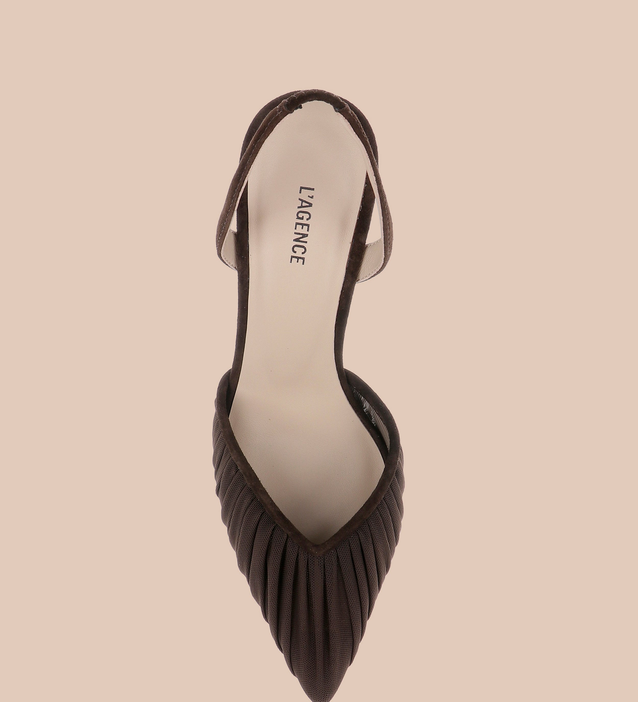 L'AGENCE - Bowery Mesh Slingback Pump