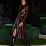 L'AGENCE - Violetta Vegan Leather Skirt