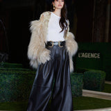 L'AGENCE - Toira Faux Fur Coat