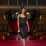 L'AGENCE - Jennifer Lace Midi Dress