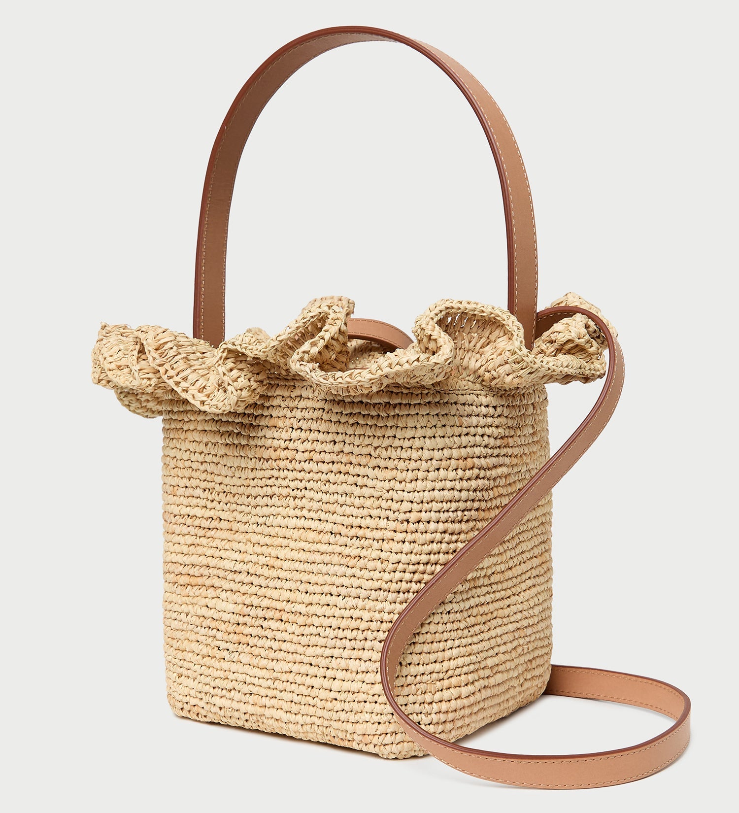 Loeffler Randall - Laith Natural Crochet Bucket Bag