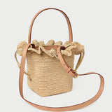 Loeffler Randall - Laith Natural Crochet Bucket Bag