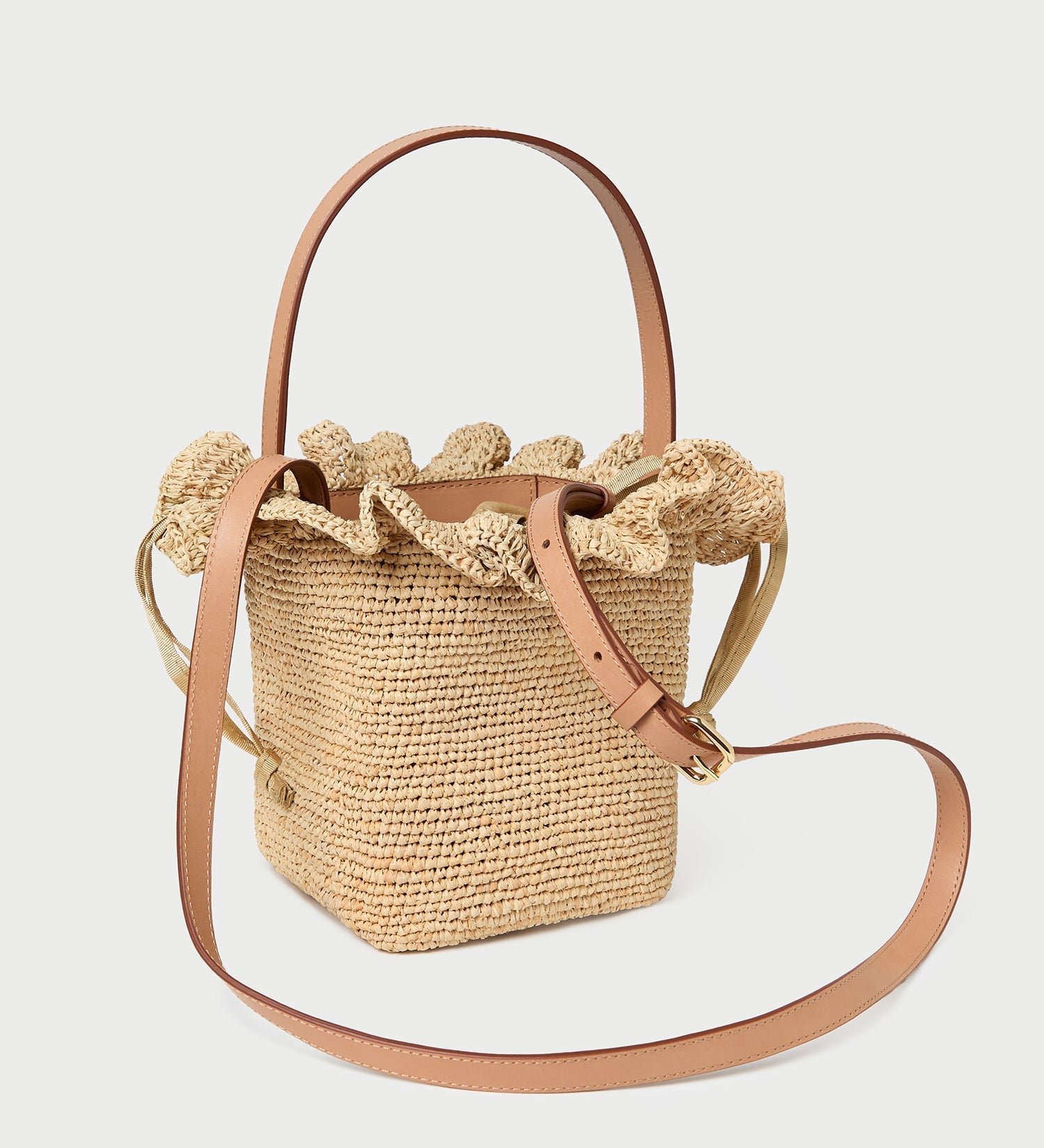 Loeffler Randall - Laith Natural Crochet Bucket Bag