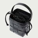 Loeffler Randall - Laith Black Woven Bucket Bag