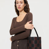 Loeffler Randall - Laith Black/Brown Woven Bucket Bag