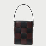 Loeffler Randall - Laith Black/Brown Woven Bucket Bag