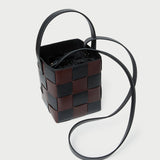 Loeffler Randall - Laith Black/Brown Woven Bucket Bag