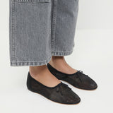 Loeffler Randall - Landon Black Mesh Ballet Flat