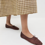 Loeffler Randall - Landon Chocolate Mesh Ballet Flat