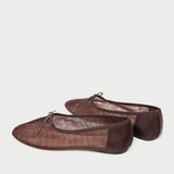 Loeffler Randall - Landon Chocolate Mesh Ballet Flat