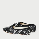 Loeffler Randall - Landon Black/Crystal Ballet Flat