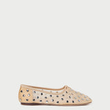 Loeffler Randall - Landon Caramel/Silver Mesh Ballet Flat