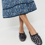 Loeffler Randall - Landon Black/Silver Ballet Flat