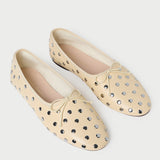 Loeffler Randall - Landon Butter/Silver Ballet Flat