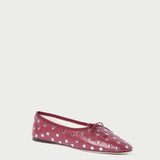 Loeffler Randall - Landon Wine/Silver Ballet Flat