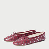Loeffler Randall - Landon Wine/Silver Ballet Flat