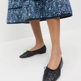 Loeffler Randall - Landry Black Woven Ballet Flat