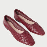 Loeffler Randall - Landry Wine Woven Ballet Flat