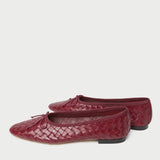 Loeffler Randall - Landry Wine Woven Ballet Flat