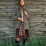 DÔEN - LANGSTON JACKET -- LASCELLE HOUNDSTOOTH CHECK