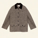 DÔEN - LANGSTON JACKET -- LASCELLE HOUNDSTOOTH CHECK