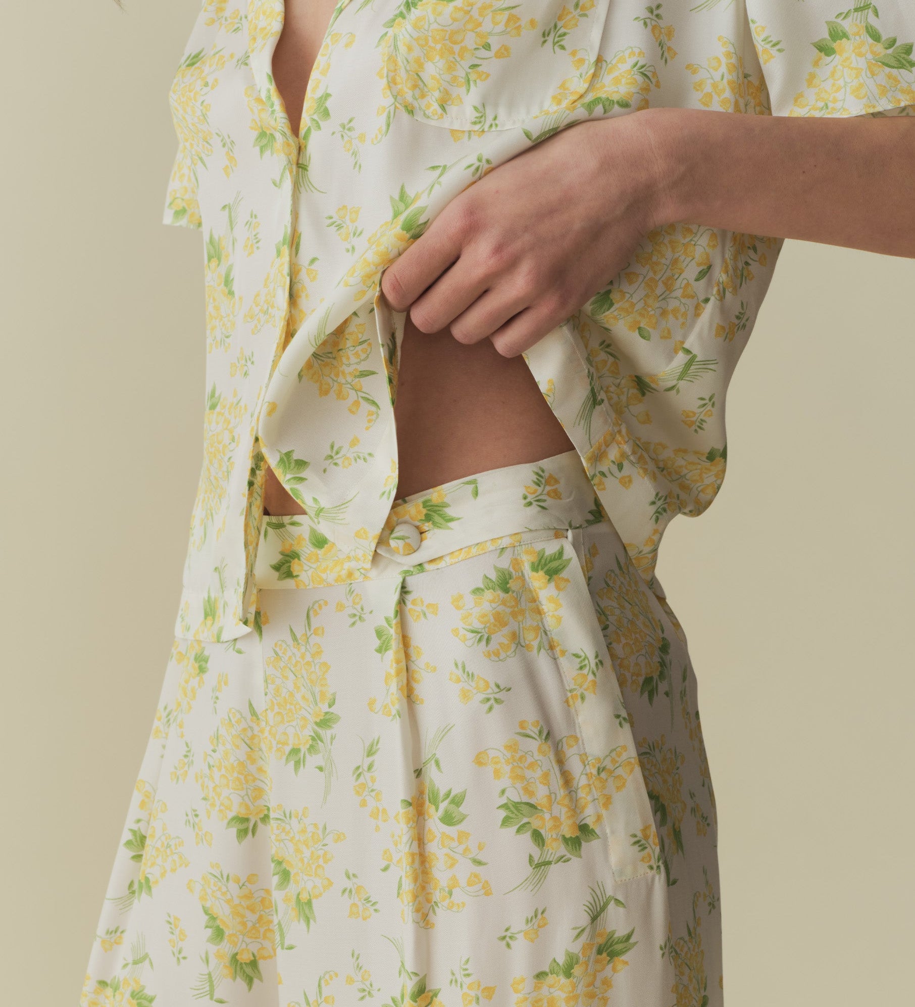 DÔEN - LANI PANT -- SALT MAY BELL FLORAL