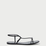 Loeffler Randall - Lara Black Leather Sandal
