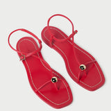 Loeffler Randall - Lara Red Leather Sandal