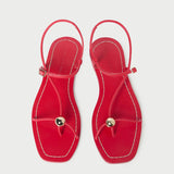 Loeffler Randall - Lara Red Leather Sandal