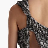 Khaite - Lara Top in Black and White