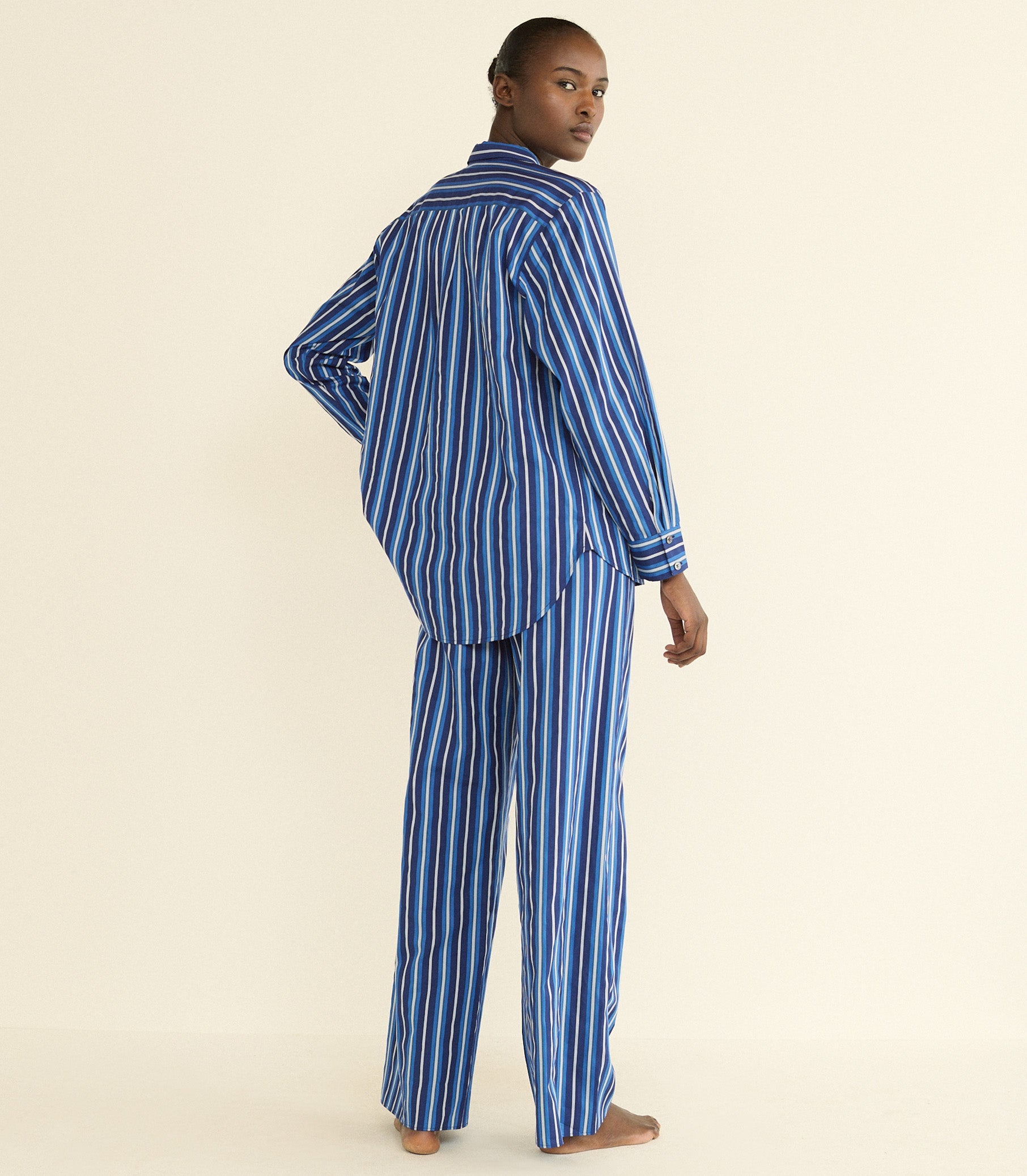 DOEN - LAVONA DRAWSTRING PANT - - MARCEAU STRIPE