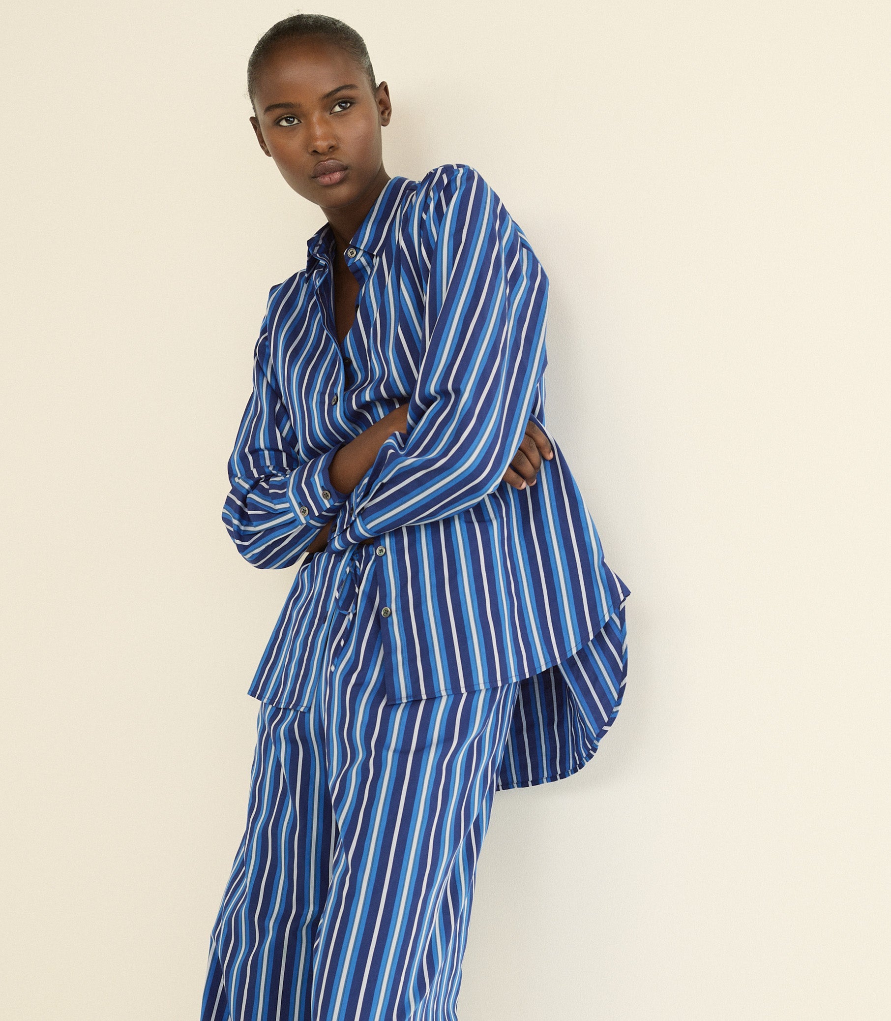 DOEN - LAVONA DRAWSTRING PANT - - MARCEAU STRIPE