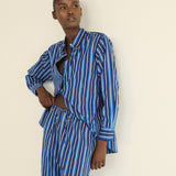 DOEN - LAVONA DRAWSTRING PANT - - MARCEAU STRIPE
