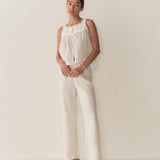 DÔEN - LAVON LINEN PANT -- SALT