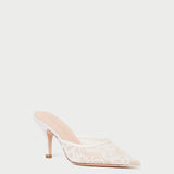 Loeffler Randall - Layla White Lace Mule