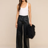 L'AGENCE - Adelina Faux Fur Clutch
