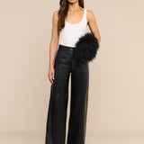 L'AGENCE - Adelina Faux Fur Clutch